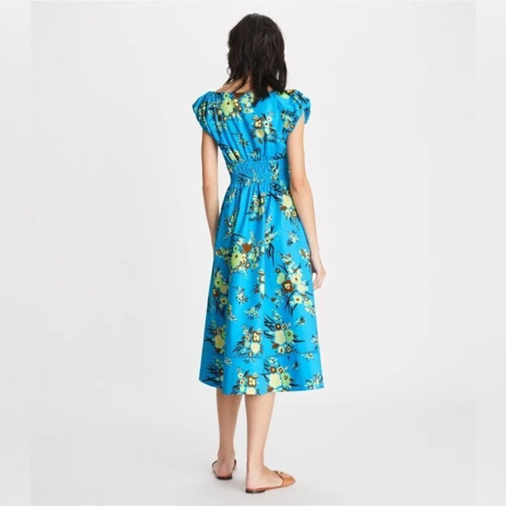 Tory Burch PRINTED SCOOP-NECK DRESS - Picture 14 of 15